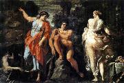 Annibale Carracci Choice of Hercules oil